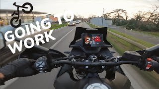 KTM 890 SMT  GOING TO WORK PURE EXHAUST SOUND [upl. by China]