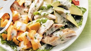 Light amp Fresh Cobb Salad  2011 Milk Calendar Recipe [upl. by Sturrock644]