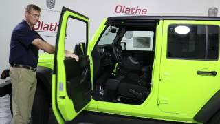 How to remove doors off Jeep Wrangler Tutorial [upl. by Shutz]