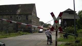 BÜ Oschersleben quotFabrikstraßequot  WSSBAnlage [upl. by Ing]