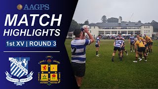 Riverview vs Scots  AAGPS Round 3  1st XV Highlights [upl. by Romeo]