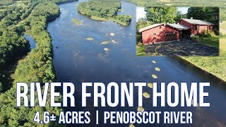 Riverfront Home For Sale  Maine Real Estate [upl. by Rebmac509]