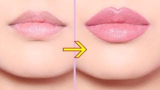 HOW TO GET BIGGER amp FULLER LIPS with 1 EASY MAKEUP TRICK [upl. by Ihskaneem248]