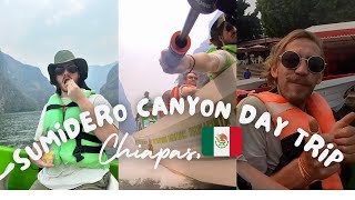 Sumidero CanyonChiapas Mexico Vlog Day [upl. by Ainatnas543]