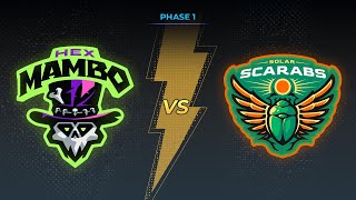 SMITE Challenger Circuit Phase 1 Week 5 Hex Mambo vs Solar Scarabs [upl. by Mercie186]