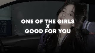 one of the girls X good for you sped up  reverb tiktok version [upl. by Niram]