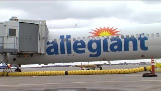 Allegiant Air ending operations at Cleveland Hopkins International airport [upl. by Newol]