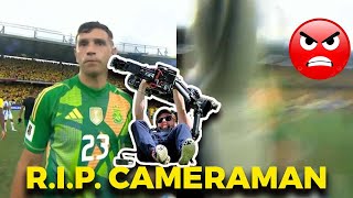 Argentina Kalah Emiliano Dibu Martínez T4MP4R Camera Usai Kolombia Vs Argentina [upl. by Drahsir]