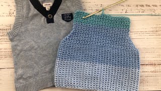 How to crochet the waistcoat stitch correctly [upl. by Hopper977]