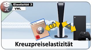 Kreuzpreiselastizität berechnen und interpretieren  Indirekte Preiselastizität der Nachfrage [upl. by Eyahsal]