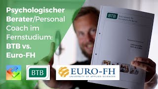 Psychologischer Berater im Fernstudium EuroFH vs BTB – Weiterbildung zum Personal Coach [upl. by Arahd524]