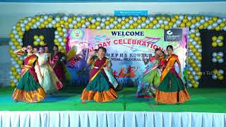 ZPHS KOWKUR 2024  Annual day Celebrations Nakkileesu Golusu song Dance Performance [upl. by Voletta]