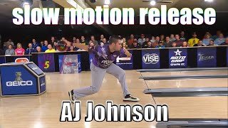 AJ Johnson slow motion release  PBA Bowling [upl. by Remas]