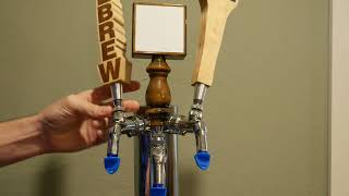 How to Align a Kegerator Tap Handle [upl. by Carlile]