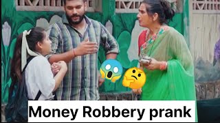 social experiment prank video  Money robbery prank video  prank video [upl. by Leesa]