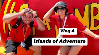 VLOG 4  ORLANDO 2024 Islands of AdventureMontanha russa Velocicoaster Hagrid Hulk Harry Potter [upl. by Milman549]