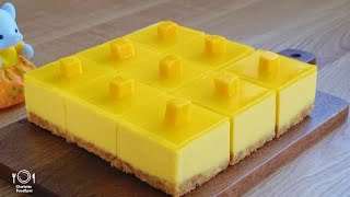 Mango Mousse Cake A Refreshing and Delicious NoBake Dessert Recipe！ [upl. by Ahsok]