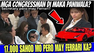 MGA CONGRESSMAN DI MAKAPANIWALA MAY FERRARI KA PALA RONELYN BATERNA POGO LUCKY SOUTH 99 SECRETARY [upl. by Kellene]