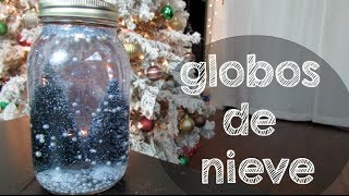 DIY  GLOBOS DE NIEVE [upl. by Johnath]