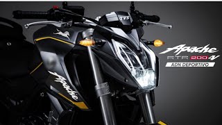 Finally Tvs Apache RTR 200 4v New model Bs7 2024💥Update amp ChangesUpcoming Tvs Apache RTR 200 4v [upl. by Asilehs]