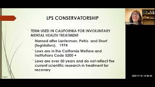 LPS Conservatorship Meeting for Families With Someone Under LPS Conservatorship Via ZoomNov 12 23 [upl. by Ahar734]