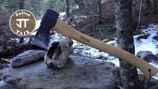 Wetterlings Bushcraft axe test [upl. by Eissehc]