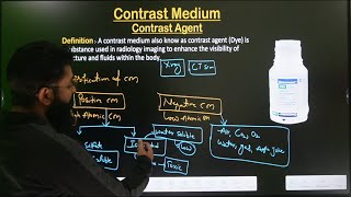 Contrast Medium  Properties amp Classification  Part2  In Hindi  Radiology Contrast Agent [upl. by Ellehcer804]