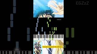 Yamada and seven witches OP1 Kuzuchize diamond  Piano cover  shorts [upl. by Trici870]