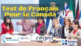 Test de Français Bright Language Canada 2023  TCF  TEF [upl. by Atazroglam645]