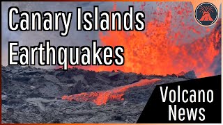 This Week in Volcano News Canary Islands Earthquakes Karangetang Erupts [upl. by Suirtimid]