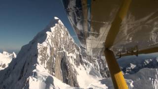 Mt McKinley Alaska Scenic Flight HD [upl. by Zebe691]