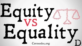 Equity vs Equality Philosophical Distinction [upl. by Anahsal]