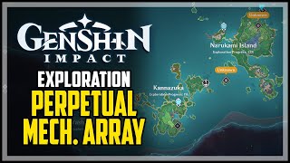 Perpetual Mechanical Array Genshin Impact  How to Reach [upl. by Gower]