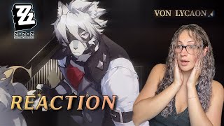 Lycaon Character Demo REACTION  Wolfishly Charming  Zenless Zone Zero [upl. by Nonnek]