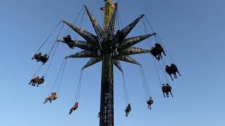 Swing tower ride at Canadian National Exhibition [upl. by Aztiram992]