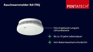 10JahresRauchwarnmelder RA170Q Pentatech [upl. by Chil869]