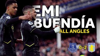 ALL ANGLES  Emiliano Buendia Goal Vs Everton  EVEvsAVL [upl. by Ajat]