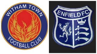 Witham Town vs Enfield FC [upl. by Jorie]