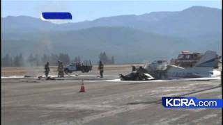 Plane Crashes At Truckee Tahoe Airport [upl. by Carlyn]