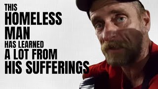 This Homeless Man Has A Great Advice For You  shorts [upl. by Eirameinna]