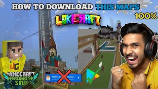 BEST WAY TO DOWNLOAD quotTECHNO GAMERZ CASTLEquot amp quotHEROBRINE SMPquot IN LOKICRAFT [upl. by Gibrian439]