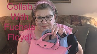 Longchamp Le Pliage XS Review — Comparison What FitsCollab with Fuchsia Floyd [upl. by Gradeigh]