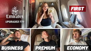 Reviewing Emirates 3 BILLION Upgrade on the 777 First Class Business Premium Economy [upl. by Francoise813]