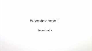 Die Personalpronomen in der Grundform Nominativ  Deutsch  Grammatik [upl. by Schulze196]