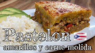 Pastelon de Platano maduro Boricua how to make Puerto Rican style Ripe Plantain Pastelon [upl. by Seuqcaj641]