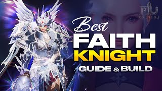 FAITH KNIGHT ♞ ⛨ PVP amp PVE SKILL Build  ITEM Build  MU Origin 3  paladin tips [upl. by Jahdiel933]