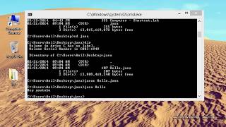 How to Compile and Run Java Program from Command Prompt [upl. by Eusadnilem]