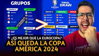 LA COPA AMÉRICA 2024 SERÁ MEJOR QUE LA EUROCOPA PANAMÁ INFRAVALORADA MÉXICO TIENE GRUPO COMPLICADO [upl. by Ludwog]