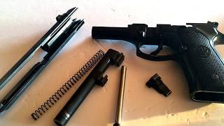 Beretta 92  92fs 9mm Takedown  Disassembly  Reassembly  How to [upl. by Anneehs]