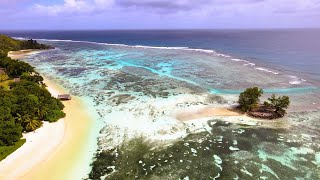 LA DIGUE  SEYCHELLES DRONE 4k [upl. by Yttak]